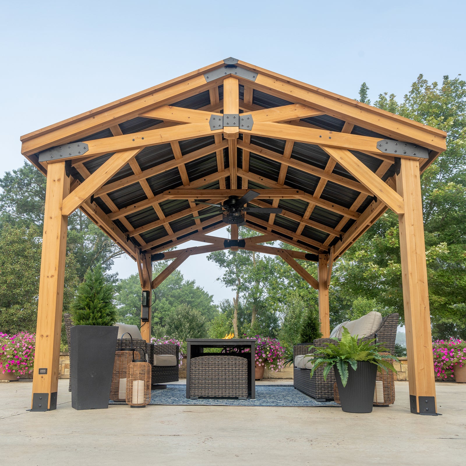 14x12 Peak Roof Gazebo — manufacturer photo 5