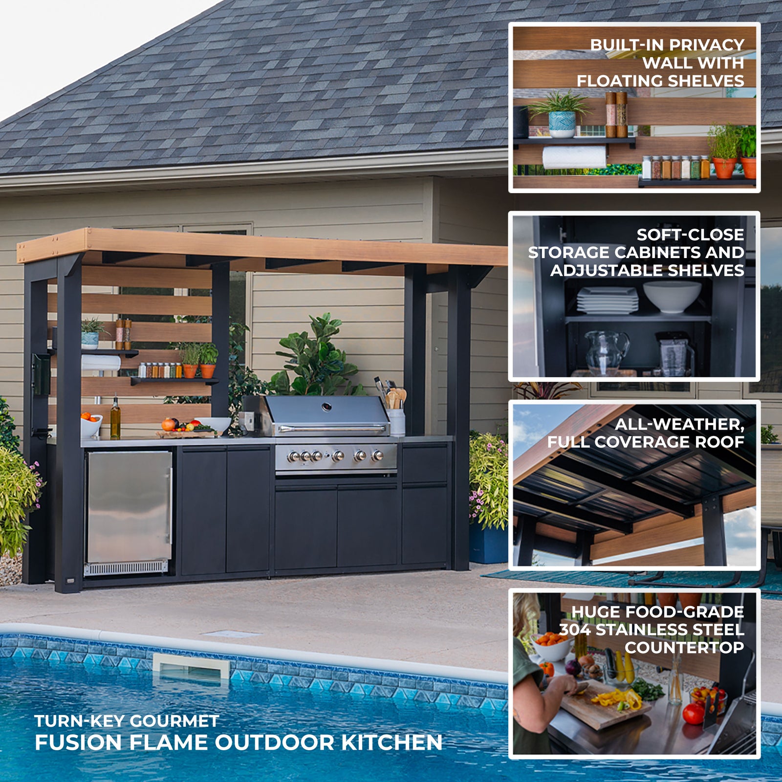 Fusion Flame Outdoor Kitchen — manufacturer photo 5