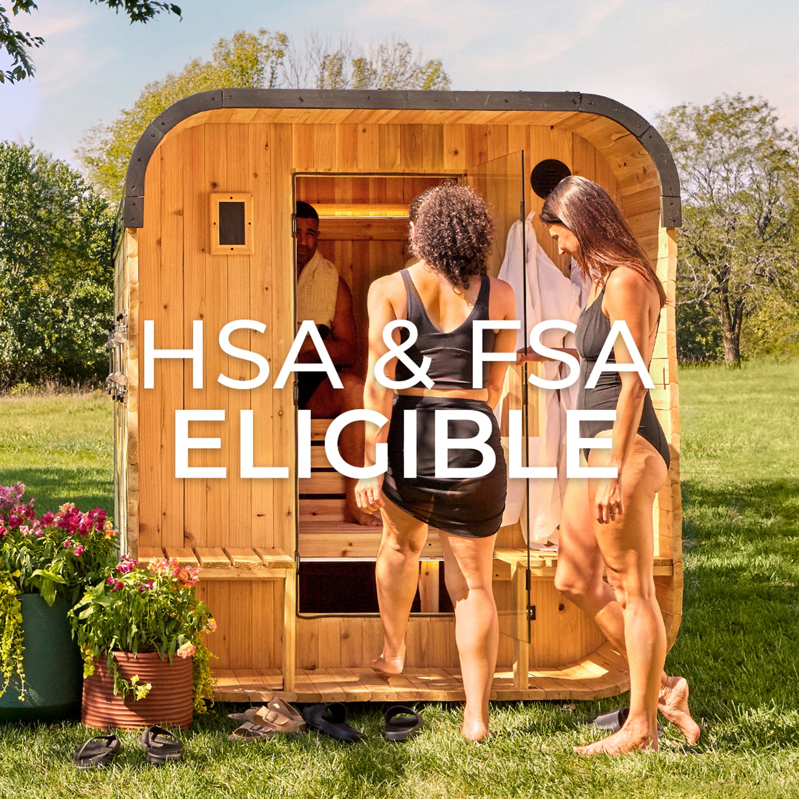 Lennon Outdoor Cube Sauna with Porch 4-6 Person — manufacturer photo 13