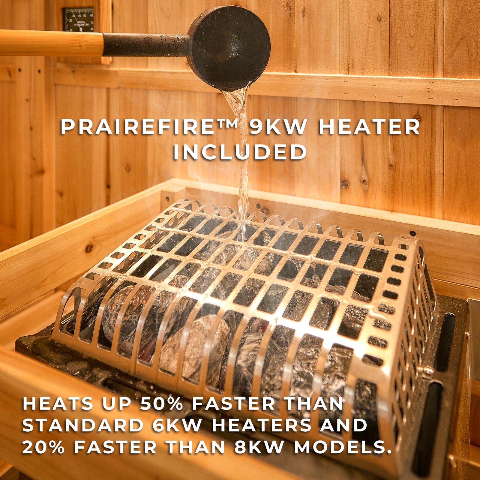 Bennett Outdoor Cabin Sauna 2-4 Person — manufacturer photo 4
