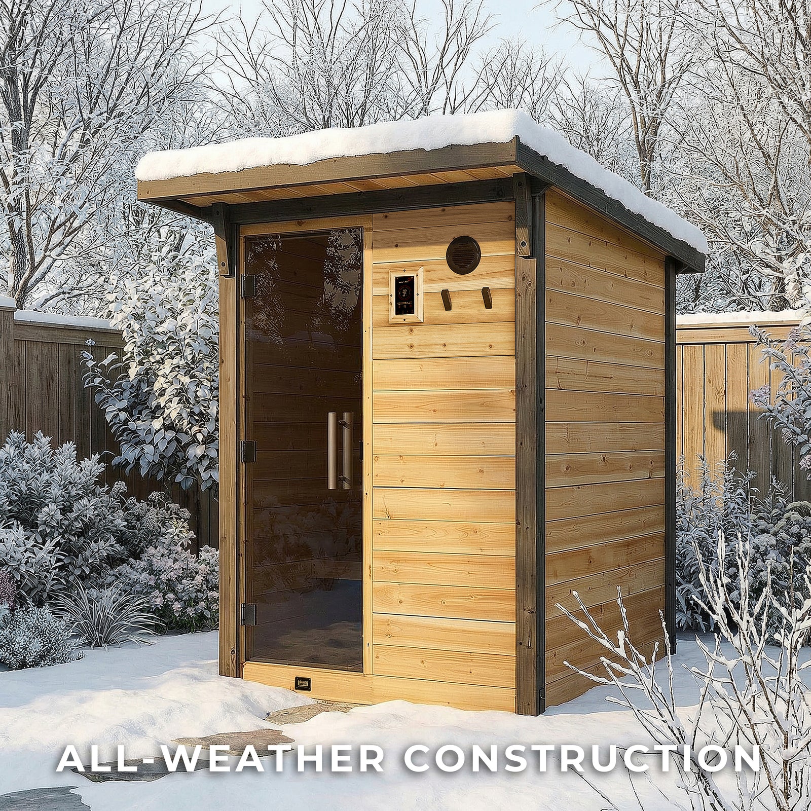 Bennett Outdoor Cabin Sauna 2-4 Person — manufacturer photo 6
