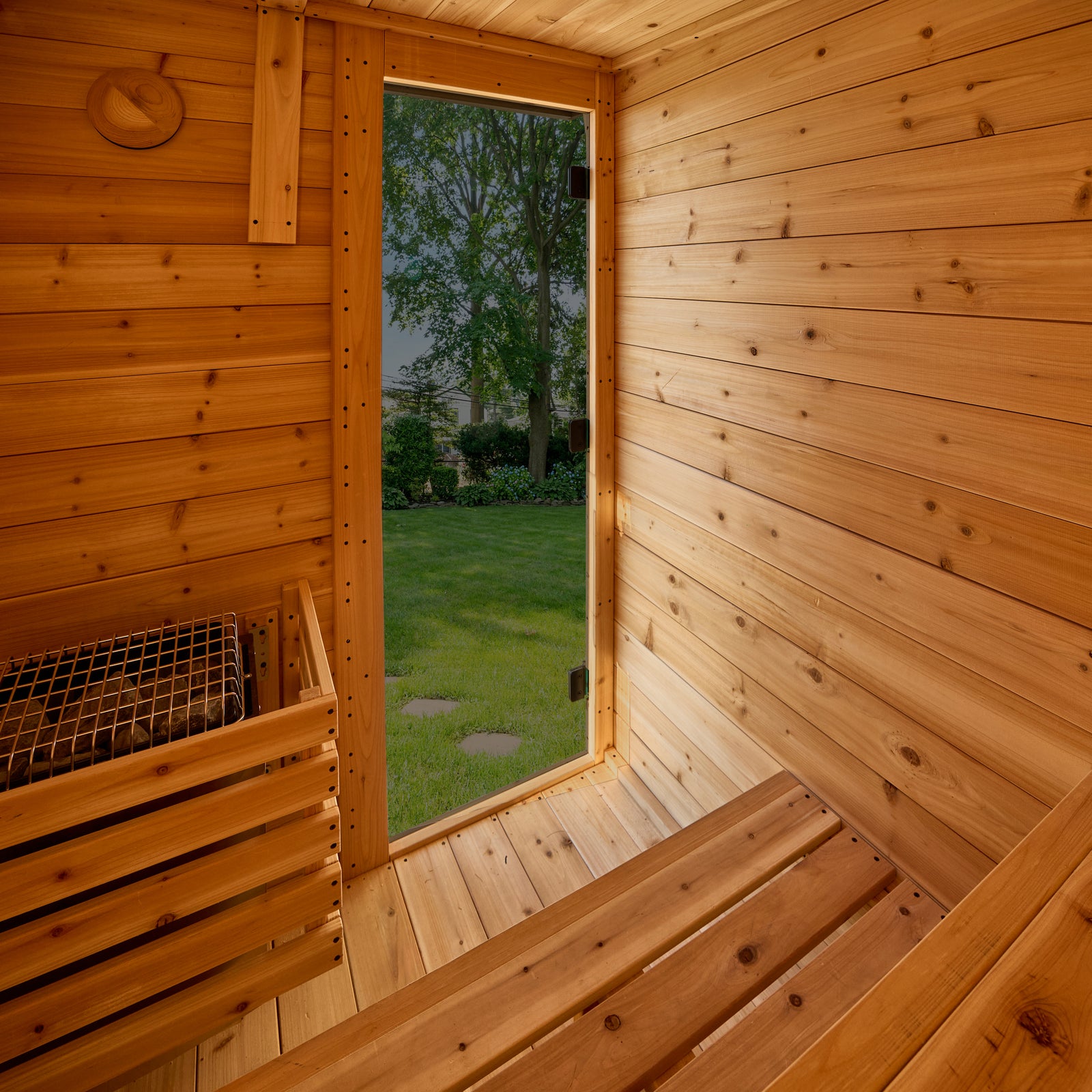 Bennett Outdoor Cabin Sauna 2-4 Person — manufacturer photo 9