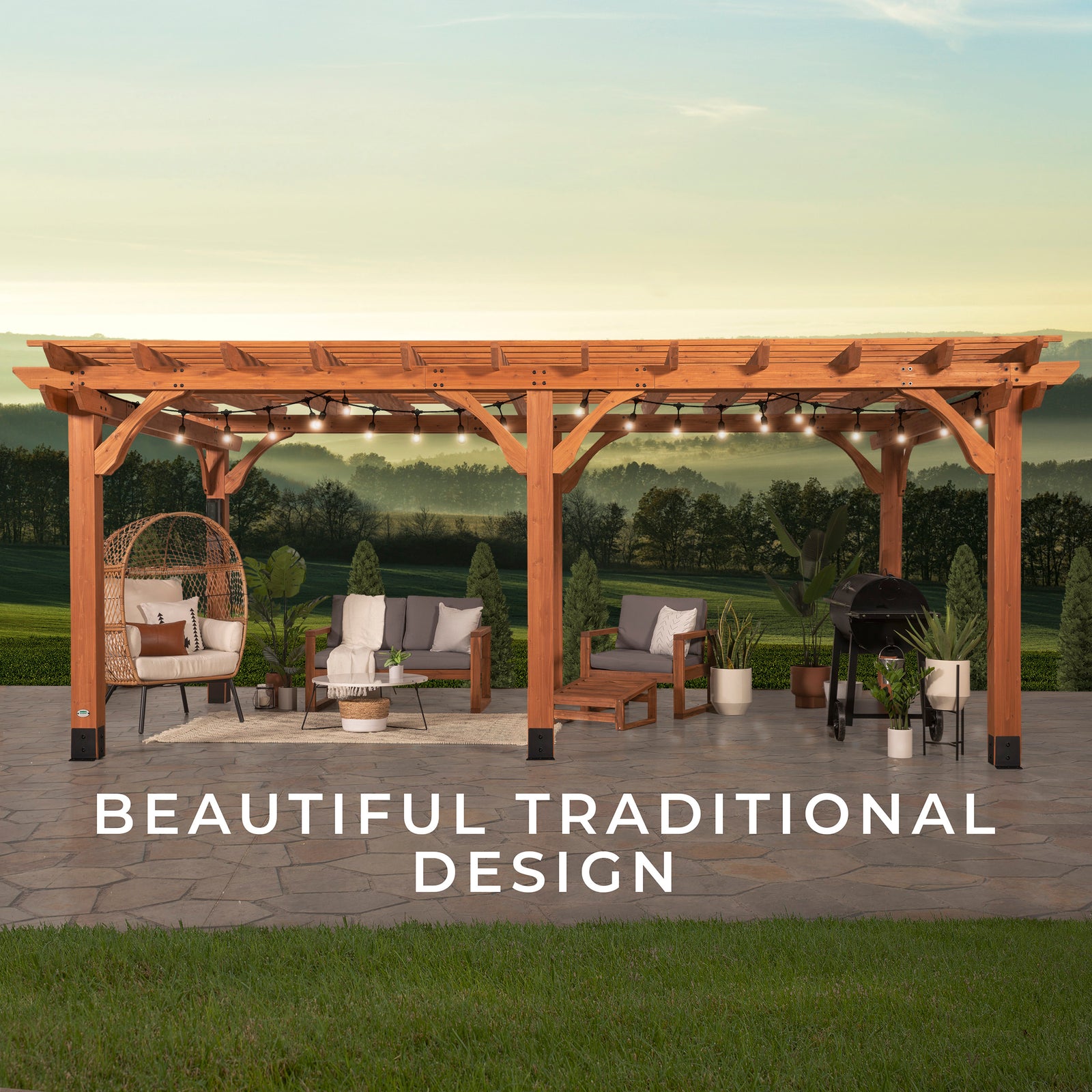 20x12 Beaumont Pergola — manufacturer image 8