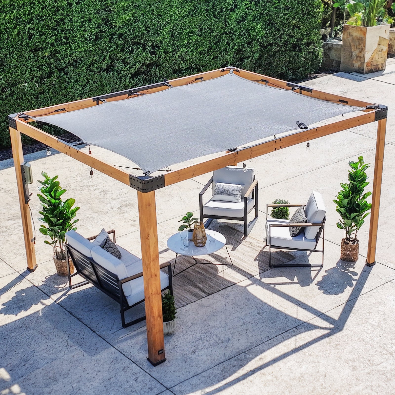 12x10 Brendan Sail Shade Pergola — manufacturer image 11