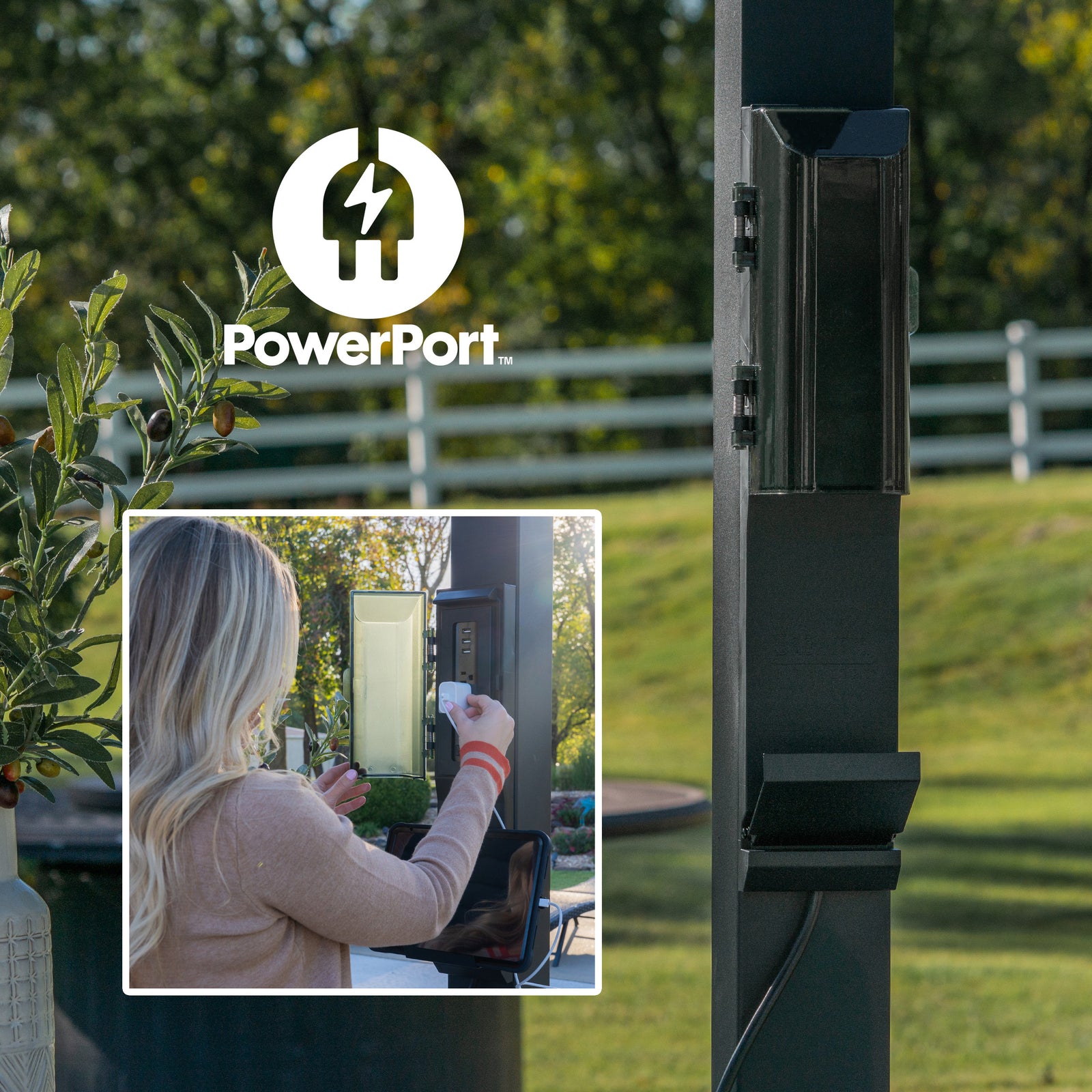 18x10 Sarasota Steel Louvered Pergola — manufacturer image 4