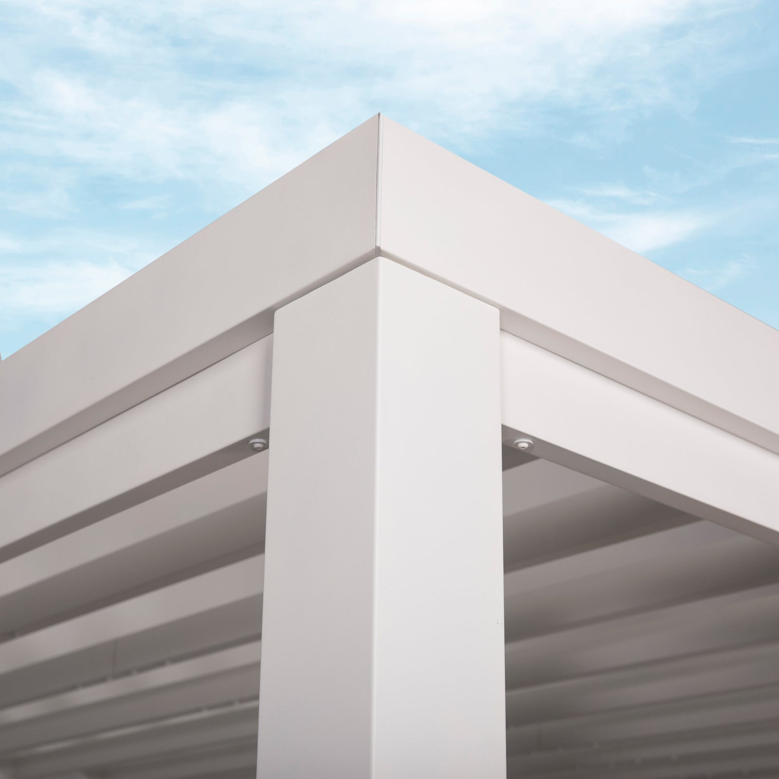 14x10 Windham Modern Steel Pergola With Sail Shade Soft Canopy — manufacturer image 8