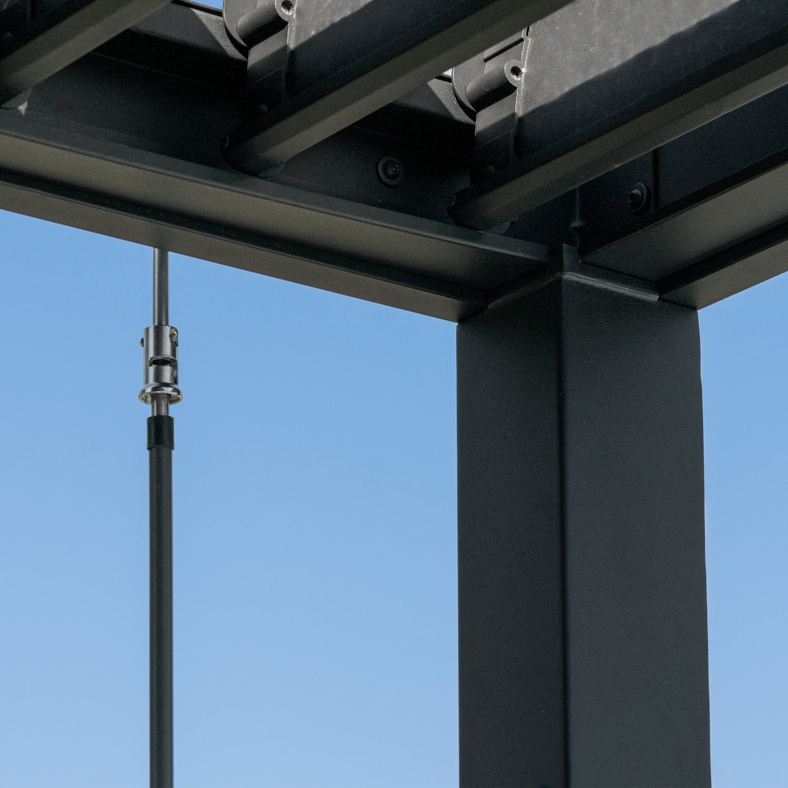 12x10 Sarasota Steel Louvered Pergola — manufacturer image 11