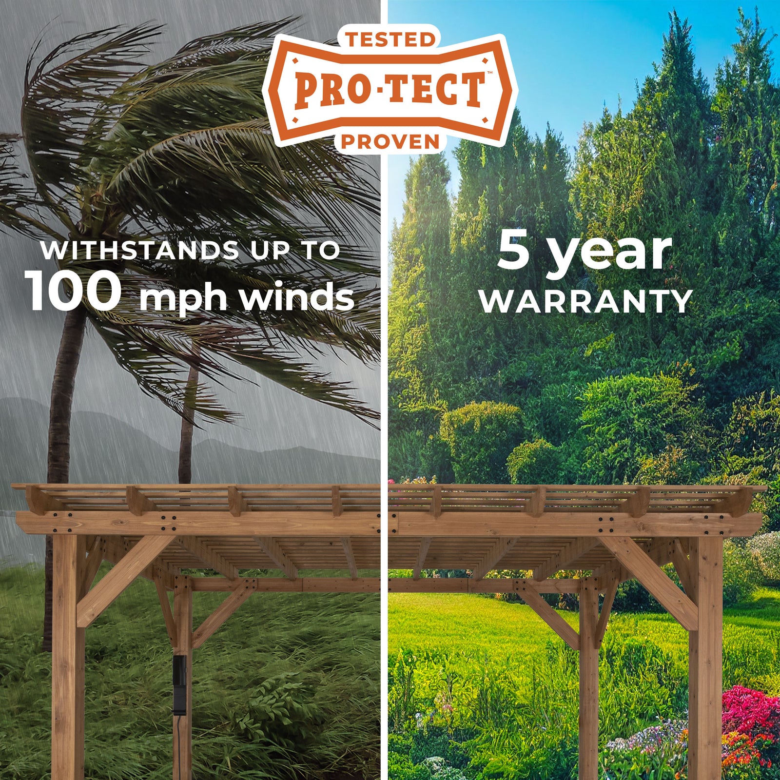 14x10 Delray Pergola — manufacturer image 3