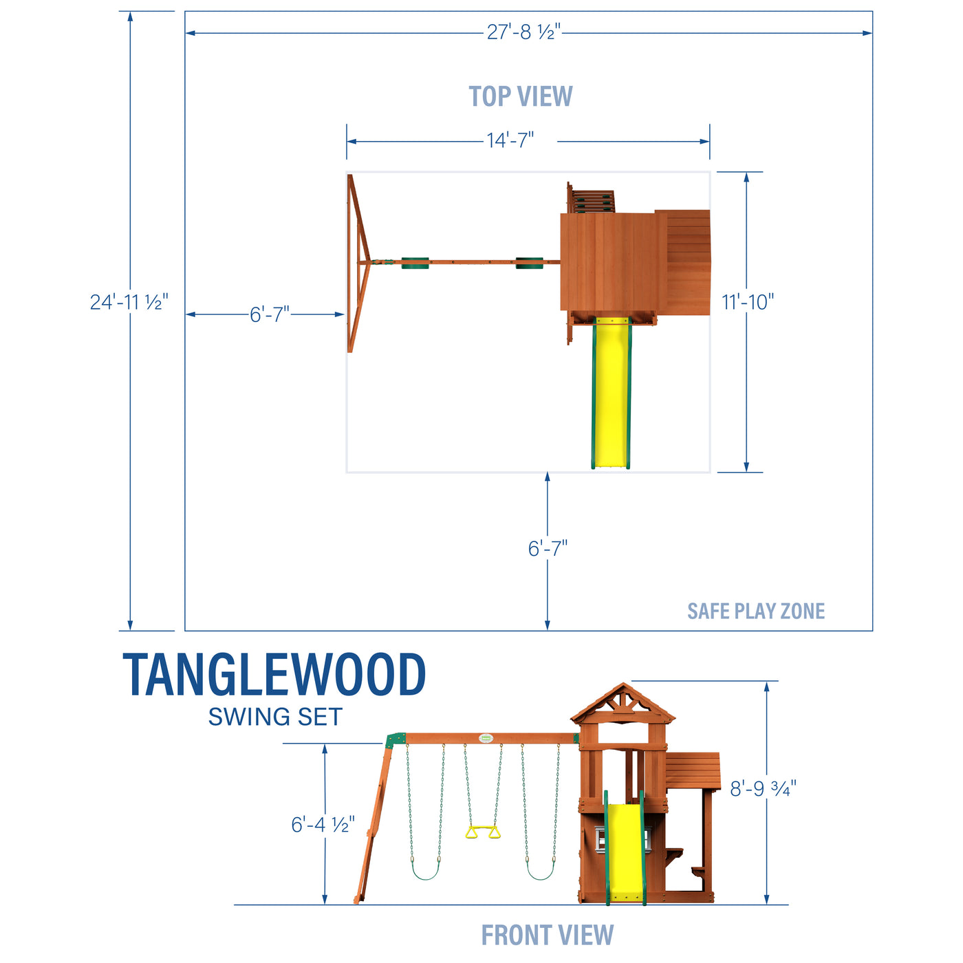Tanglewood Swing Set — product photo 2