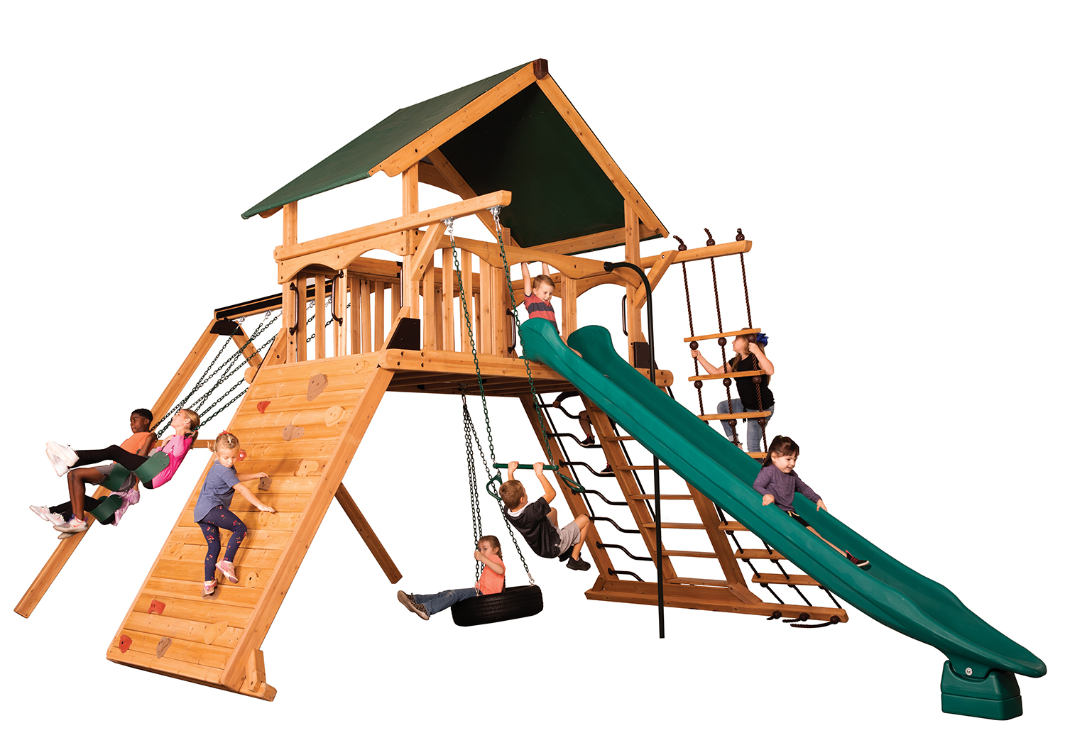 Titan Peak Jumbo 1 with Tarp Roof Green Playset — product photo 2