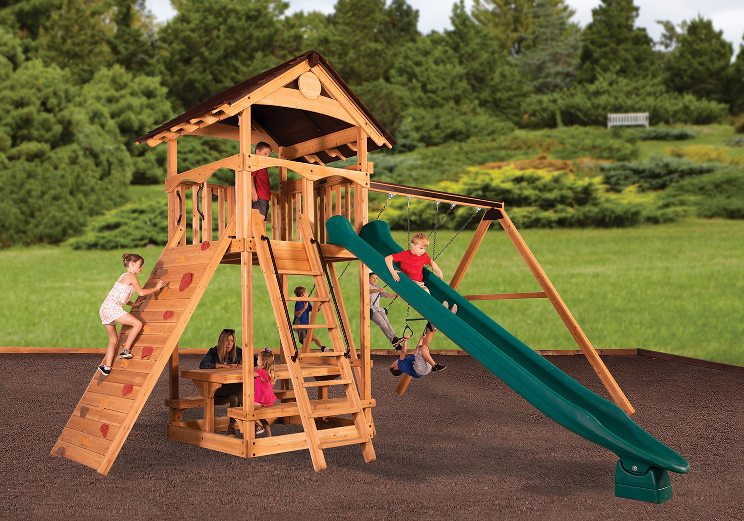 Titan Treehouse XL 1 Swing Set — product photo 1