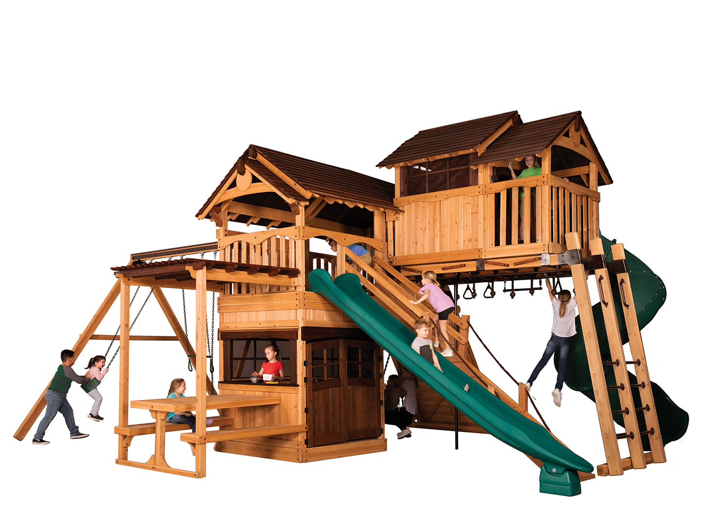 Titan Treehouse XL 10 Swing Set — product photo 2