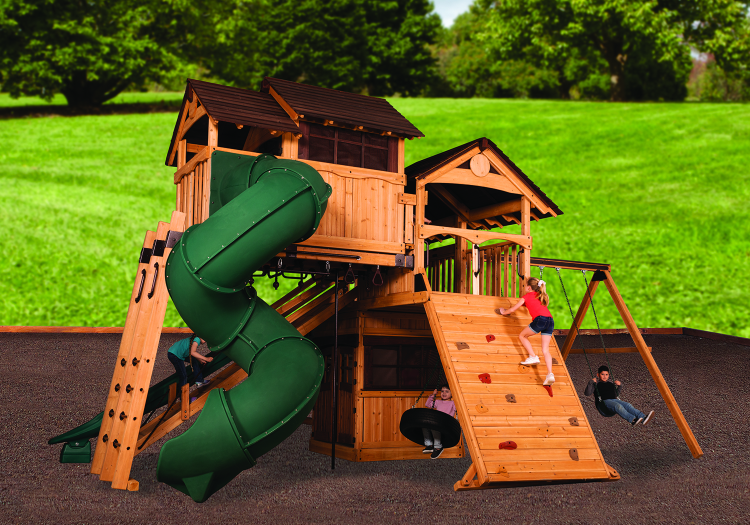 Titan Treehouse XL 10 Swing Set — product photo 3