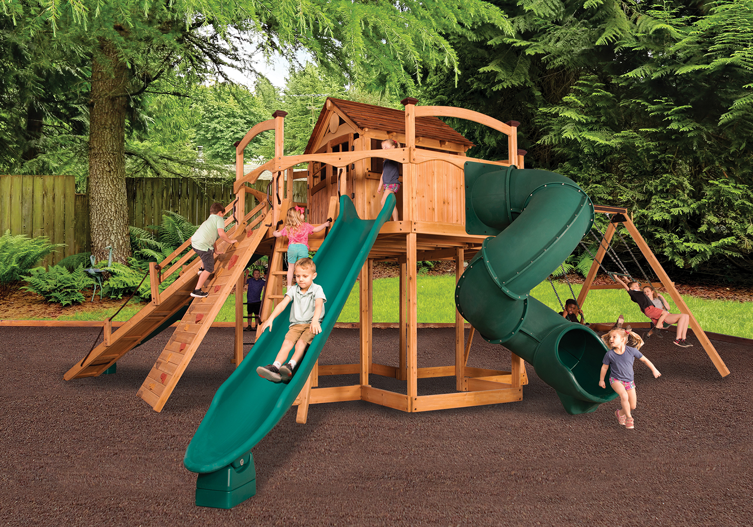 Titan Treehouse XL 12 Swing Set — product photo 1