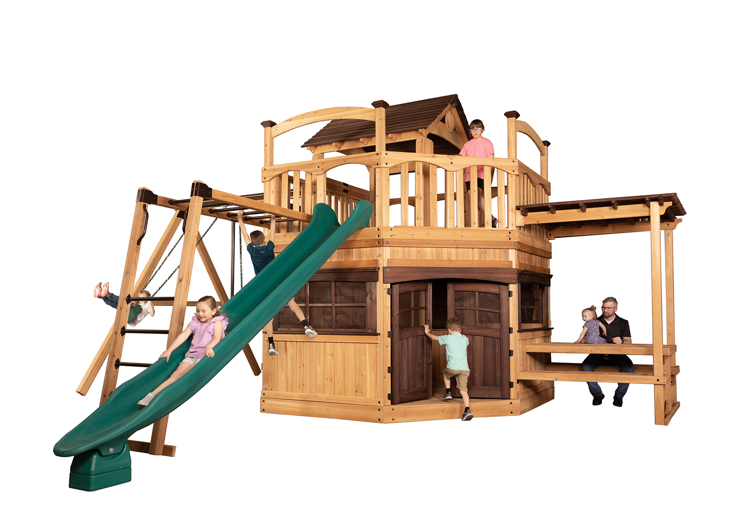 Titan Treehouse XL 13 Swing Set — product photo 2