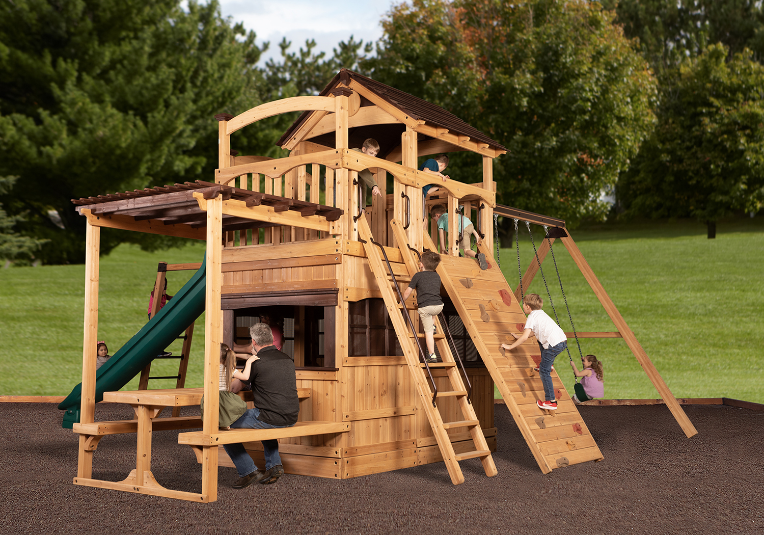 Titan Treehouse XL 13 Swing Set — product photo 3