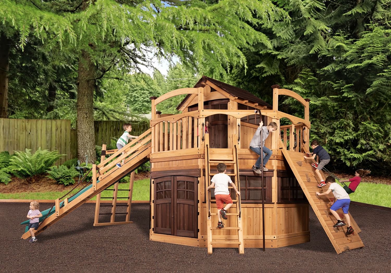 Titan Treehouse XL 14 Swing Set — product photo 3