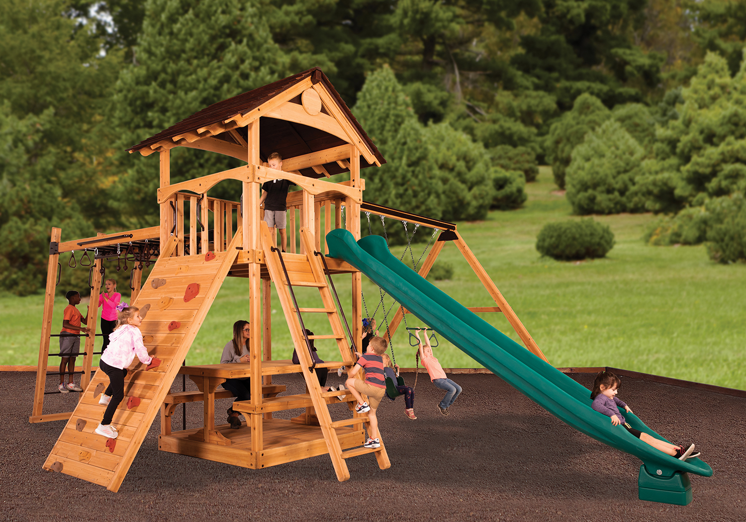 Titan Treehouse XL 2 Swing Set — product photo 1