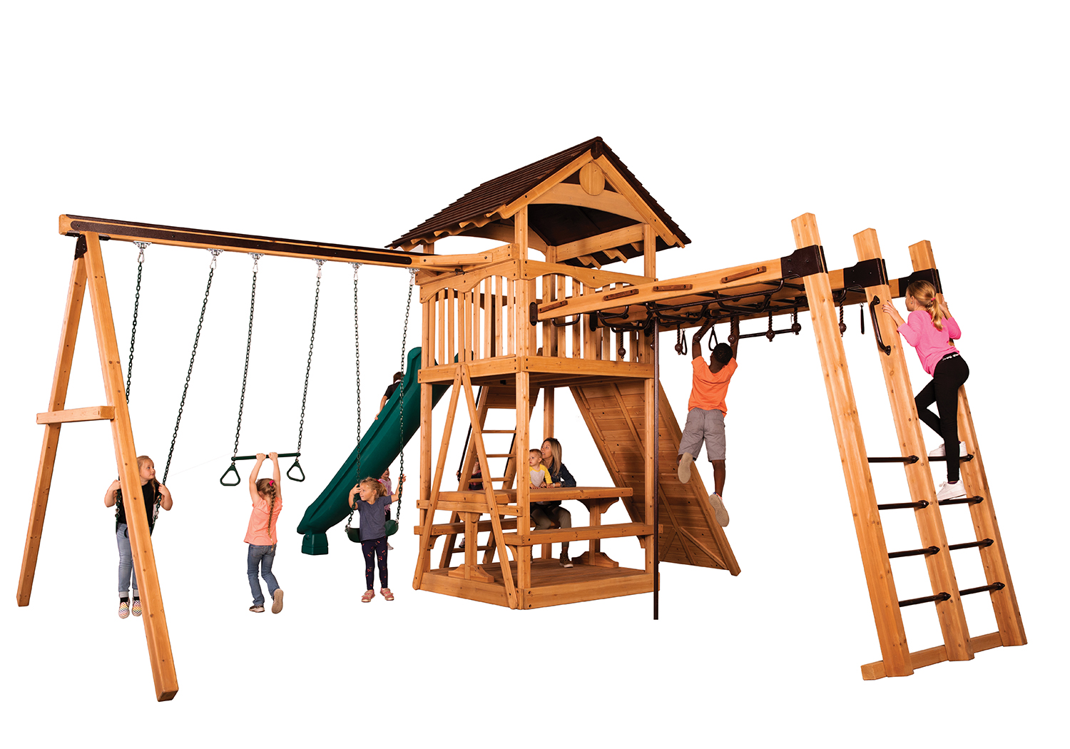 Titan Treehouse XL 2 Swing Set — product photo 4