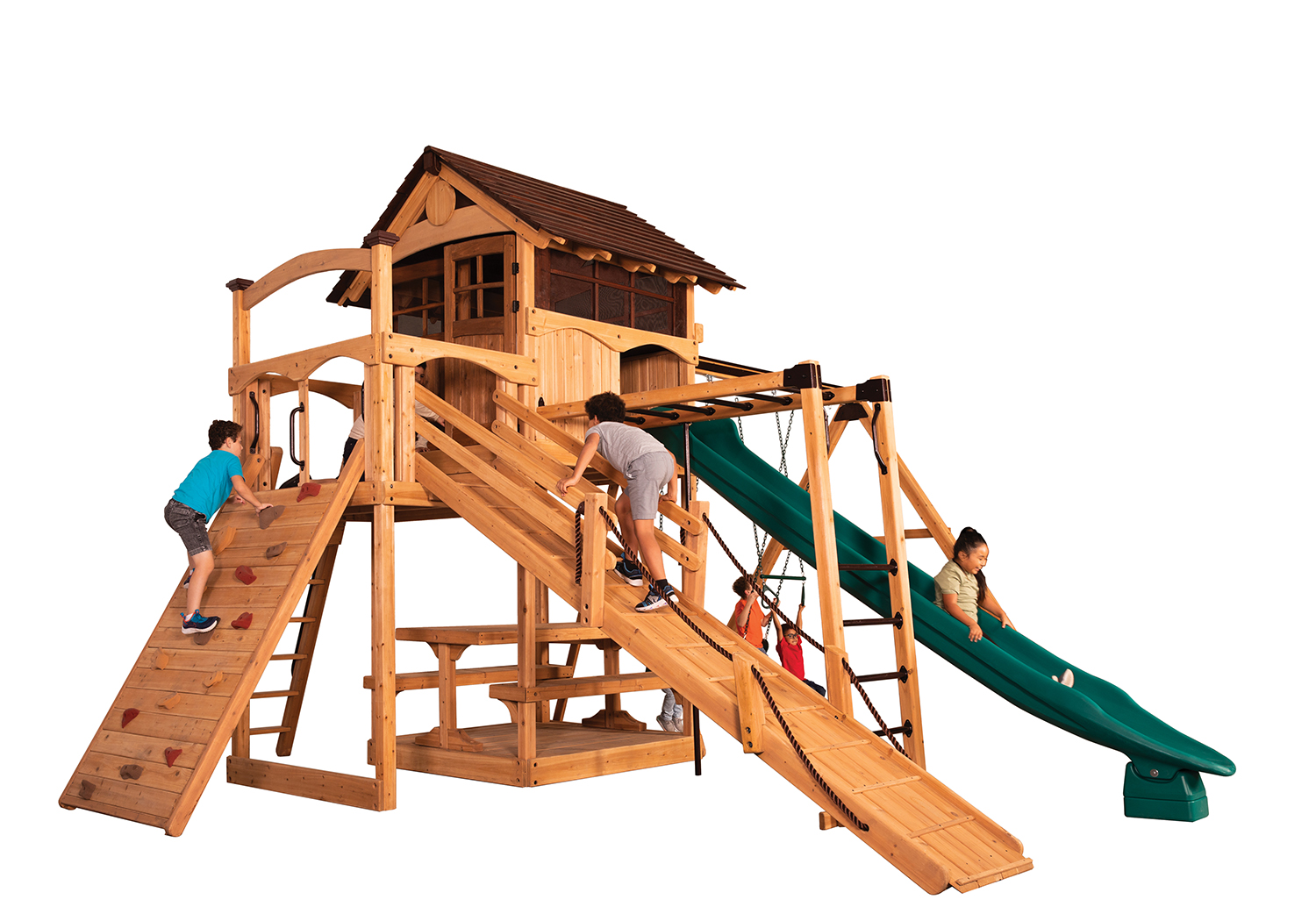Titan Treehouse XL 3 Swing Set — product photo 2