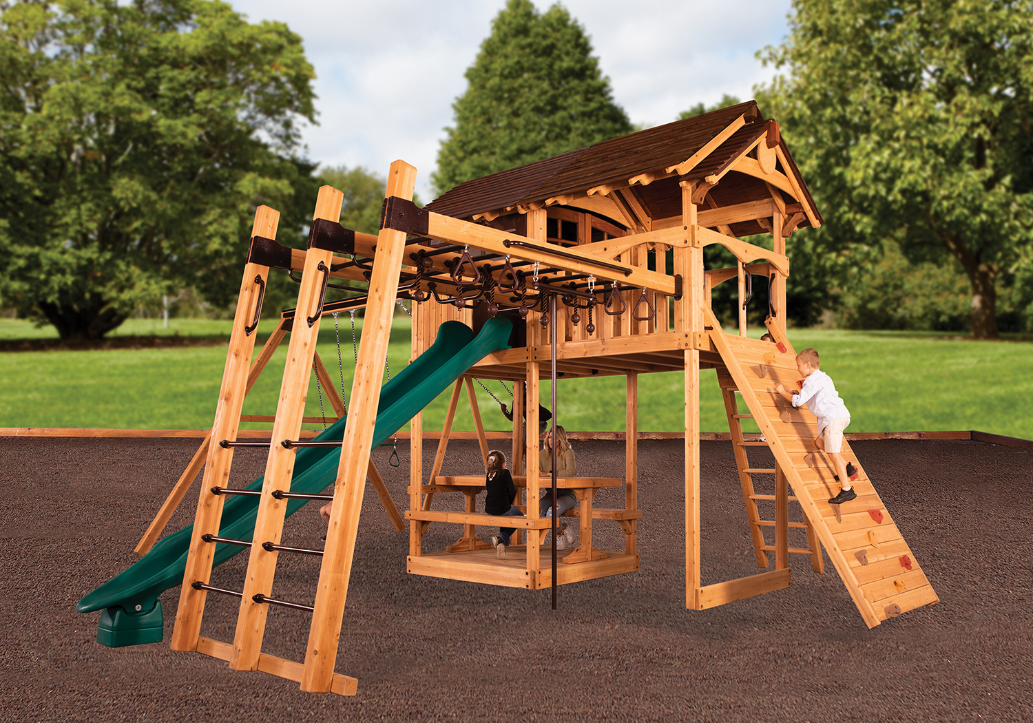 Titan Treehouse XL 5 Swing Set — product photo 1