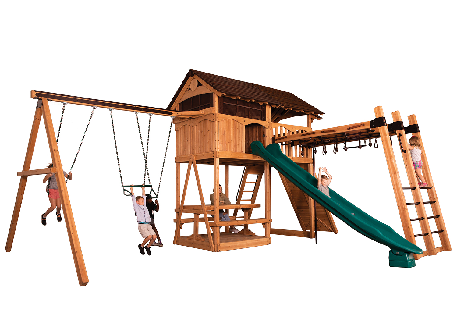 Titan Treehouse XL 5 Swing Set — product photo 4