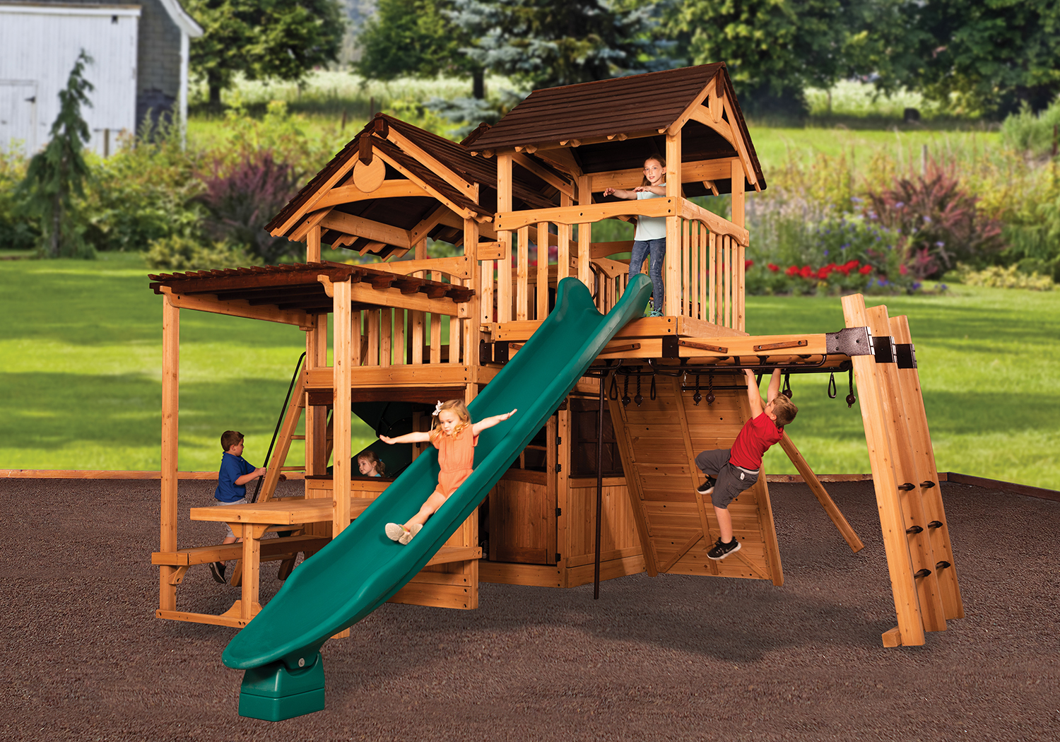Titan Treehouse XL 6 Swing Set — product photo 1