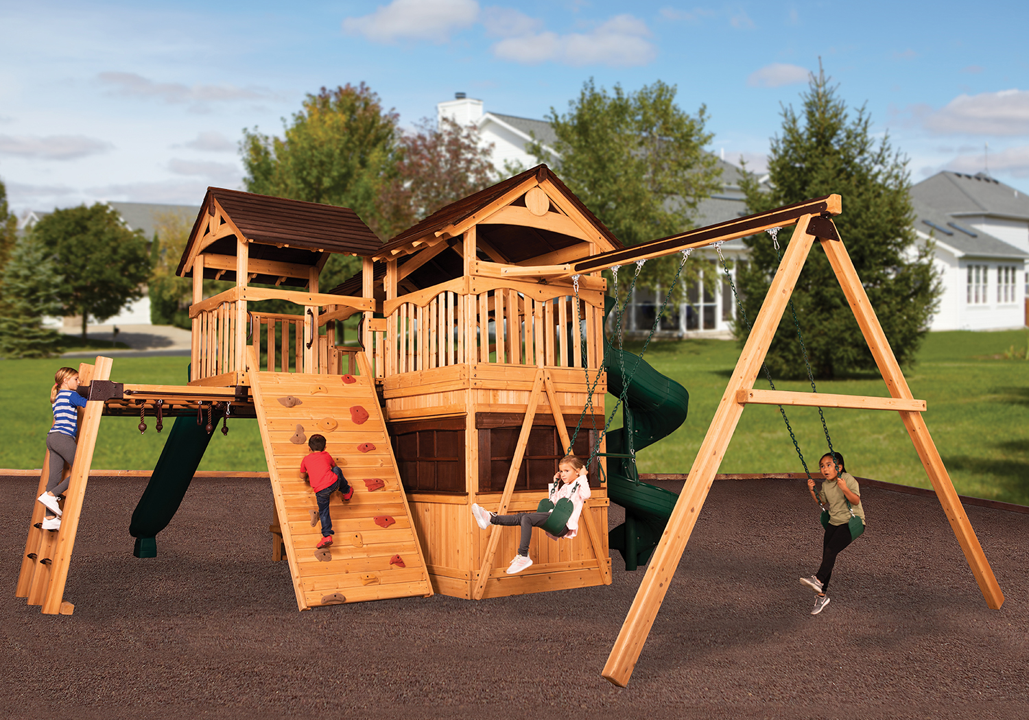 Titan Treehouse XL 6 Swing Set — product photo 5