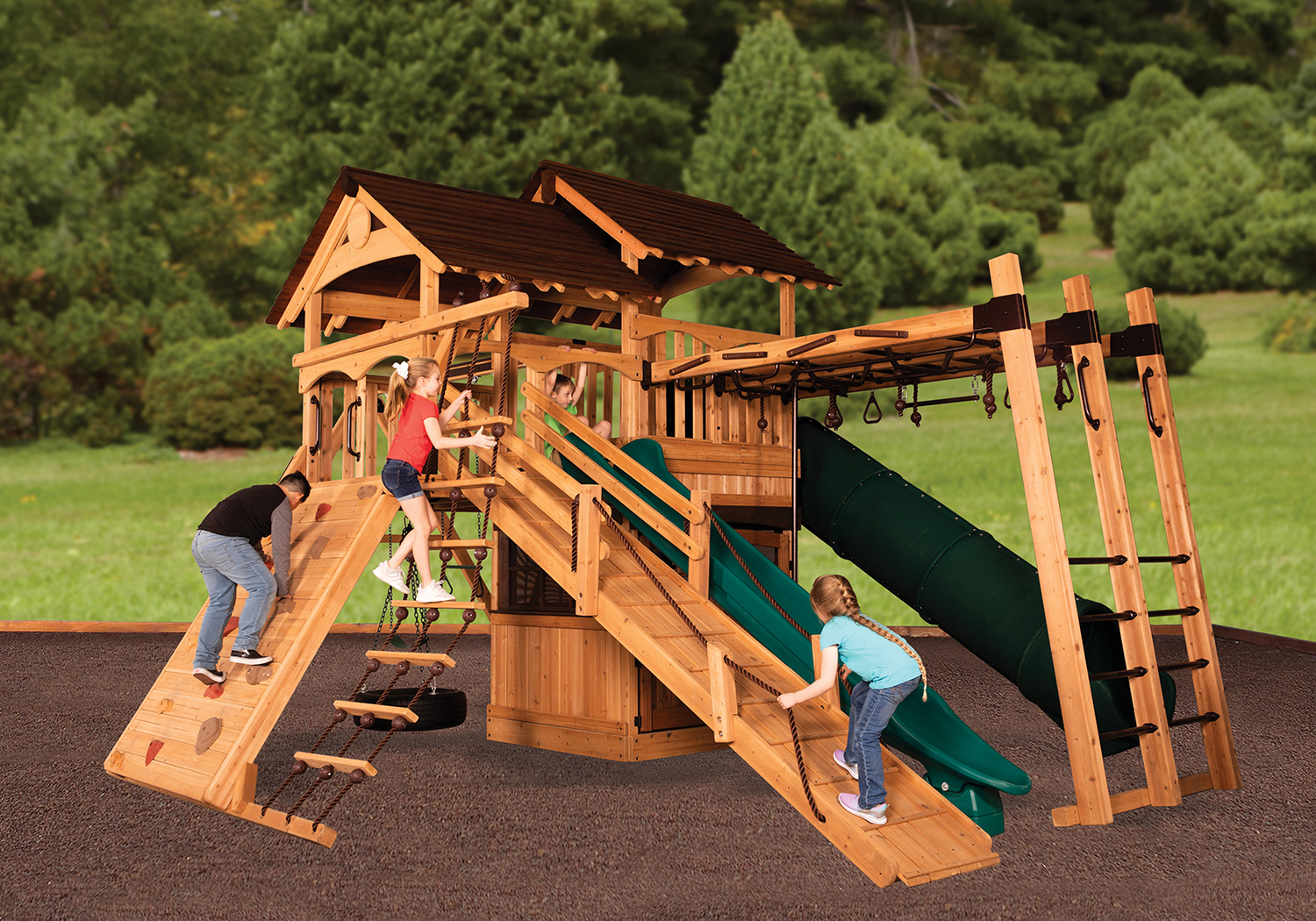 Titan Treehouse XL 8 Swing Set — product photo 1