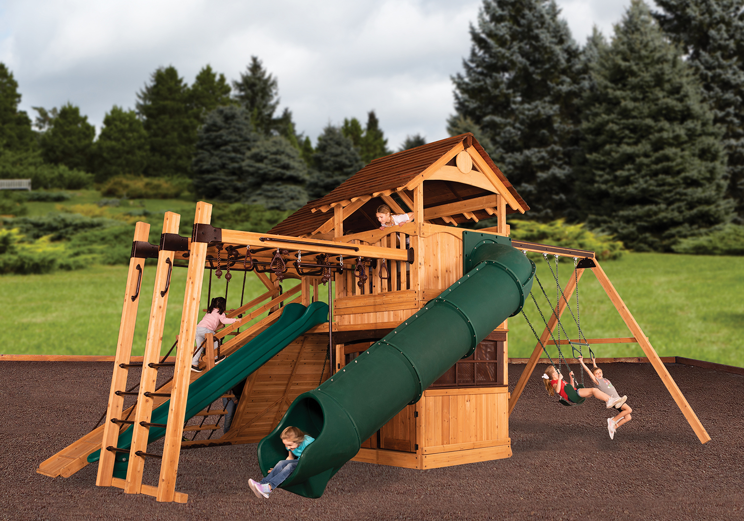 Titan Treehouse XL 8 Swing Set — product photo 3