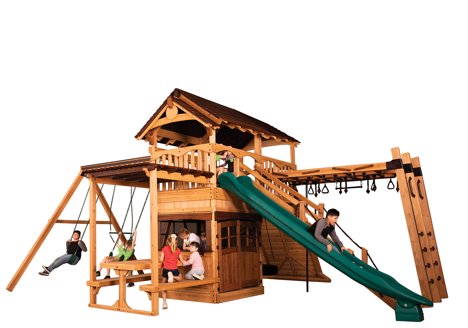 Titan Treehouse XL 9 Swing Set — product photo 2