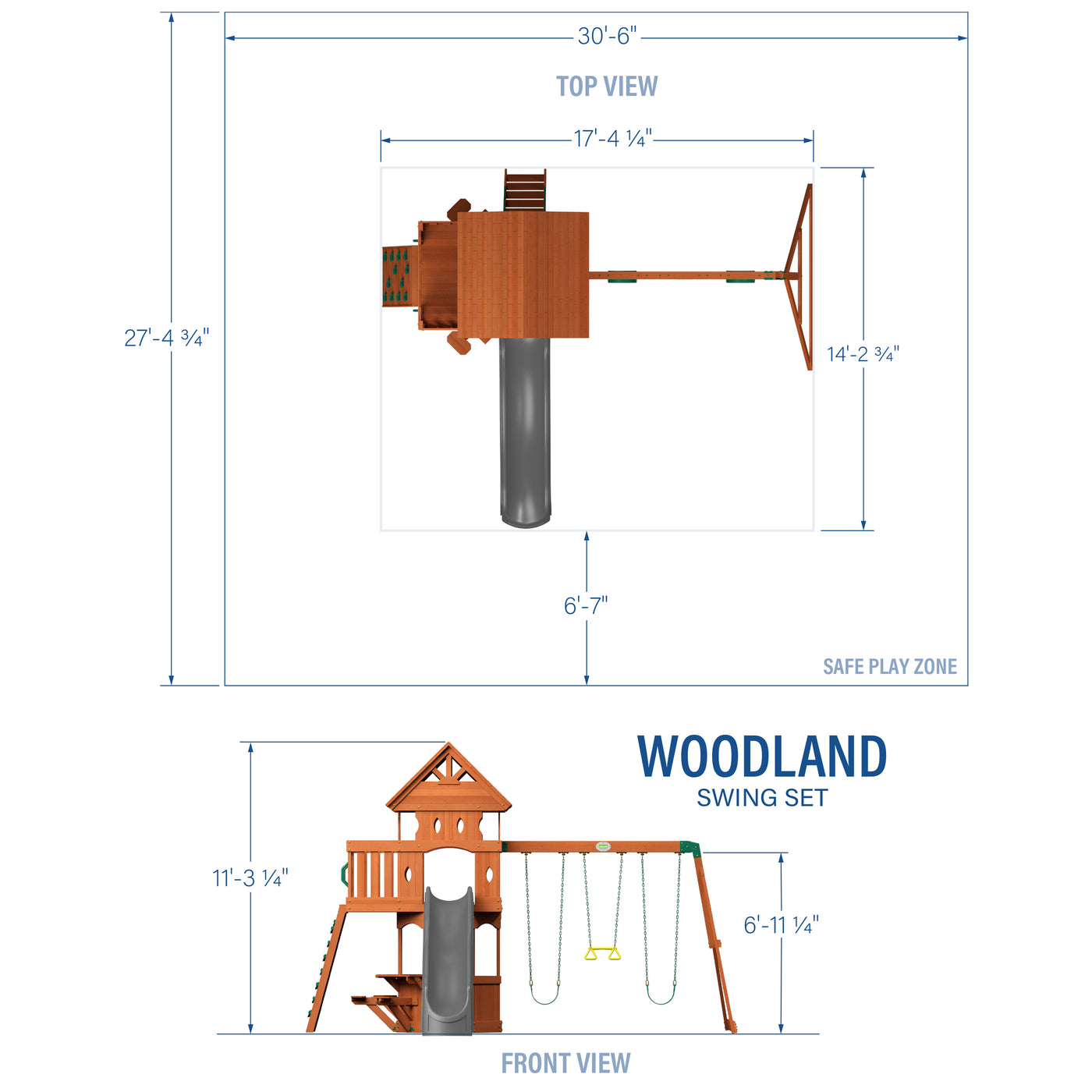 Woodland Swing Set — product photo 2